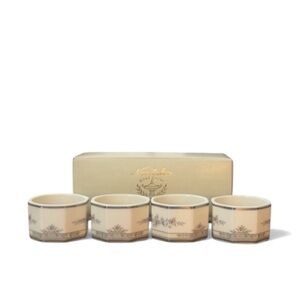 NEW 4 x Noritake Shenandoah French‎ Country Floral Fine Bone China Napkin Rings